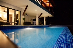 Pool at night